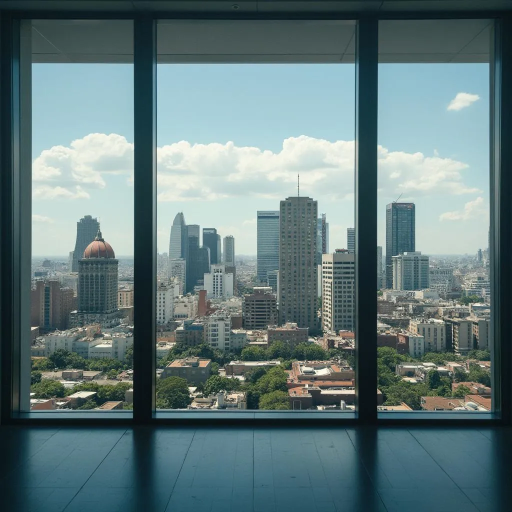 Vista de Buenos Aires desde la oficina de FinArg