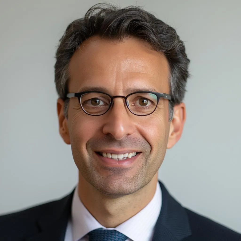 Retrato de Matías Giménez, Jefe de Inversiones Personales